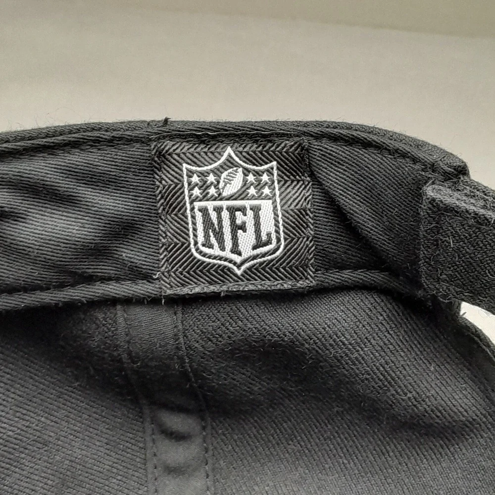 '47 Pittsburgh Steelers NFL Black Strapback Hat Curved Brim Logo Cap OSFM